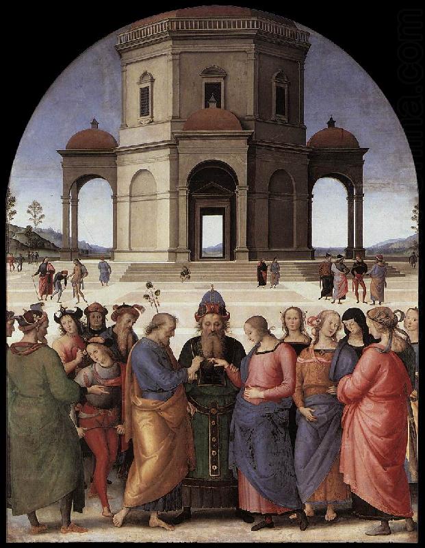 Marriage of the Virgin af, PERUGINO, Pietro